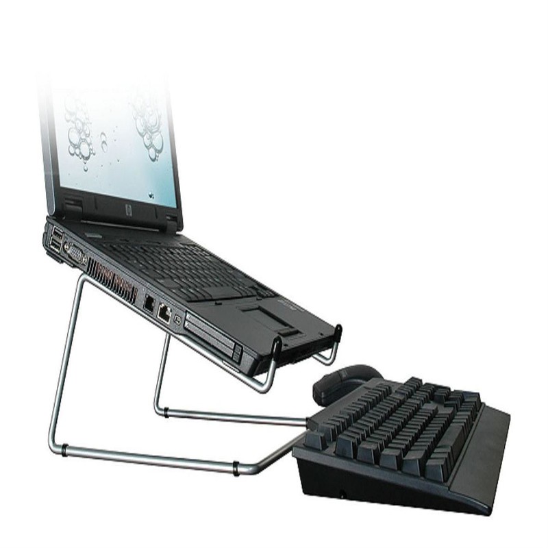 ERGO TOP support PC portable gris métal - myunilux