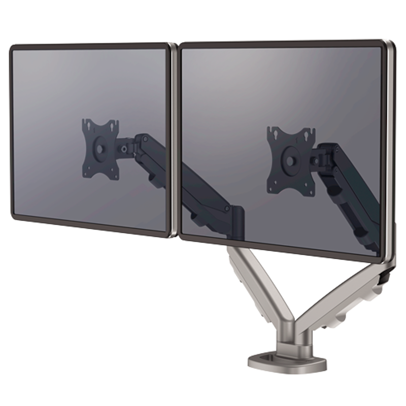 Eppa™ Double Bras porte-écrans Couleur Bras gris